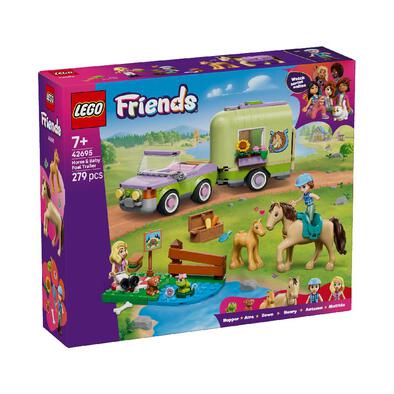 LEGO Friends Horse & Baby Foal Trailer 42695