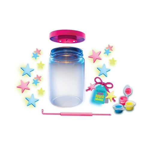 4M KidzMaker Galaxy Glow Jar