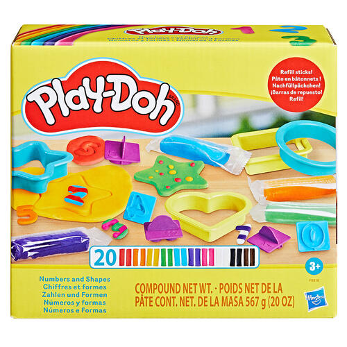 Play-Doh Numbers and Shapes