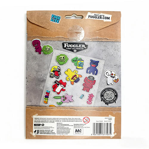 Fuggler A5 Sheet Of Puffy Sticker
