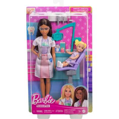 Barbie Dentist Doll with Brunette Fashion