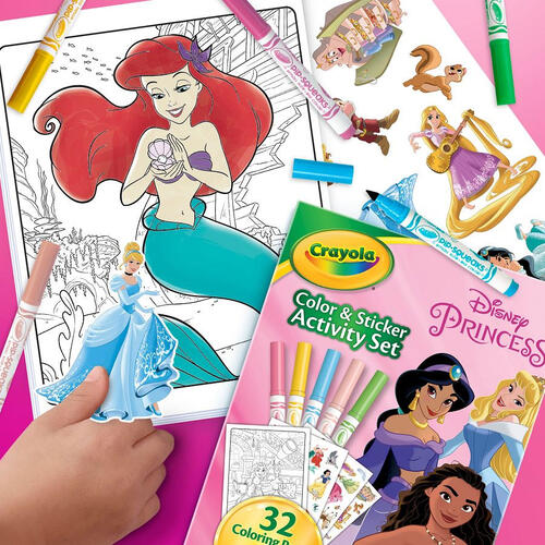 Crayola Color & Sticker Book Princess