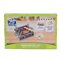 My Story Wooden BBQ Grill Set
