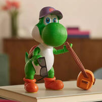 The Super Mario Galaxy Movie - 5&rdquo; Figure Series &ndash; Yoshi Figure with Hat, Sunglasses, and Satchel Accessories
