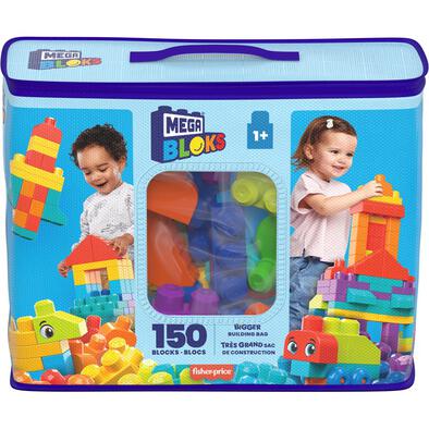 Mega Bloks Bigger Building Bag 150 Blocks