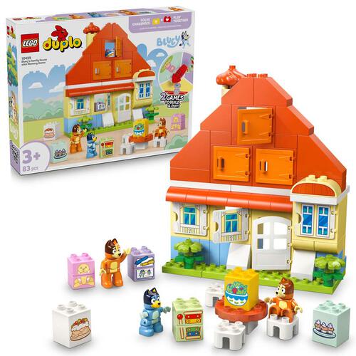 LEGO Duplo Bluey Bluey's Family House with Memory Game 10459
