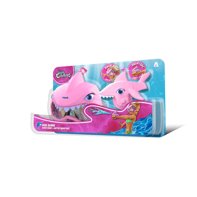 Aqua Creatures Shark Squirterz & Swim Mask Set Pink