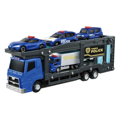 Tomica police transport vehicle set (with trolley)