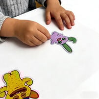 Fuggler A5 Sheet Of Puffy Sticker