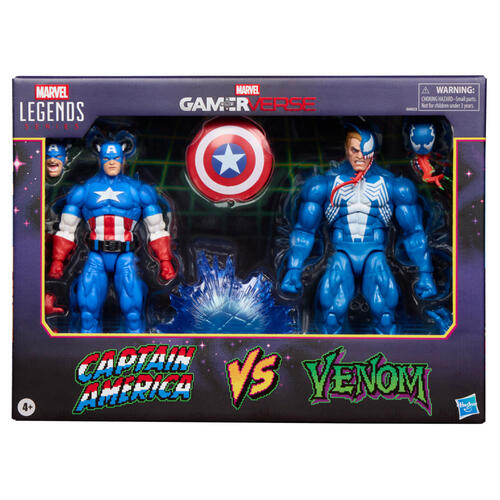 Marvel Legends Series Gamerverse Captain America Vs Venom