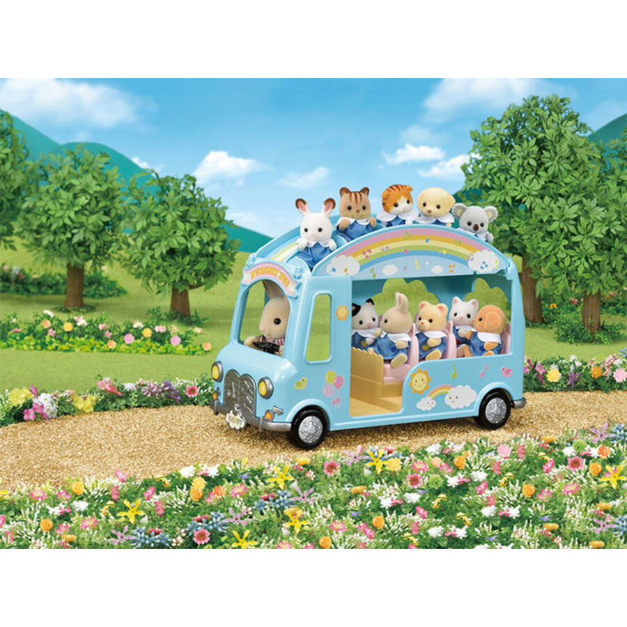 Sylvanian families school bus cheap