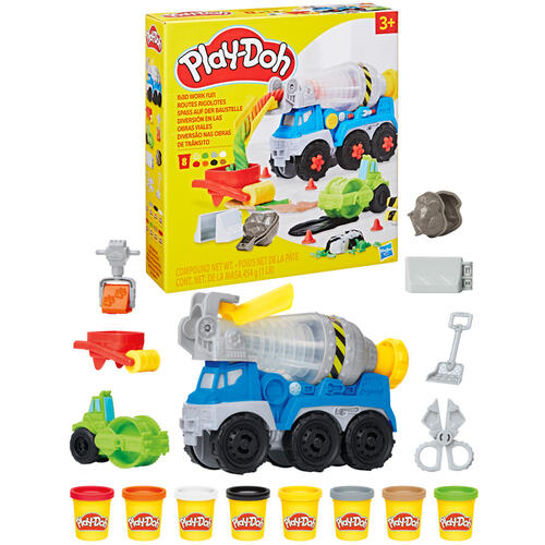 Play Doh Road Work Fun