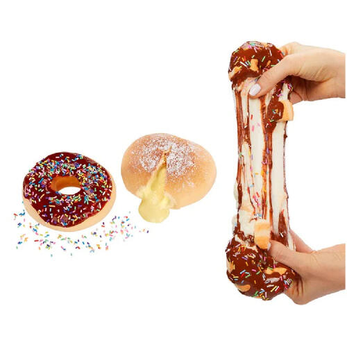 Slime Life DIY Choco Icing Round & Cream Filled Donuts