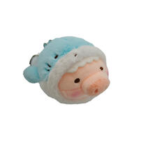 Lulu The Piggy Ocean Series Lulu Shark Plush Keychain