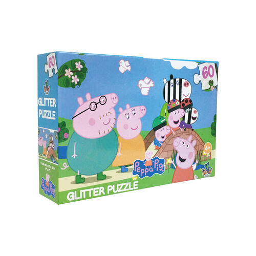 Peppa Pig 60 Pieces Glitter Puzzle