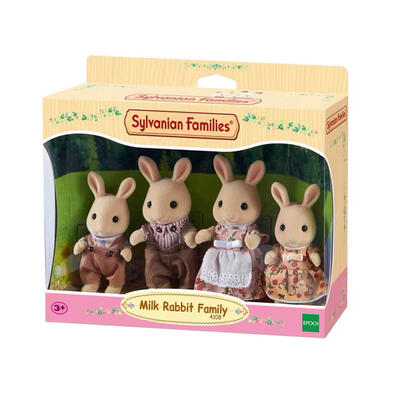 Sylvanian Families Milk Rabbit Family