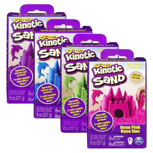 Kinetic Sand Neon Sand 8Oz - Assorted