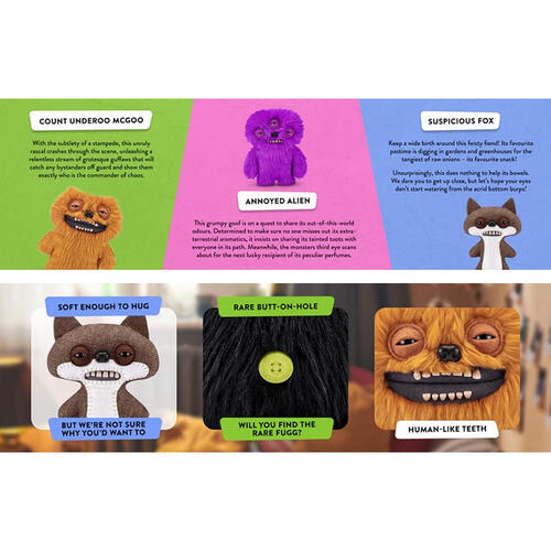 Fuggler 9-inch Dolls (Fart Face) - Assorted