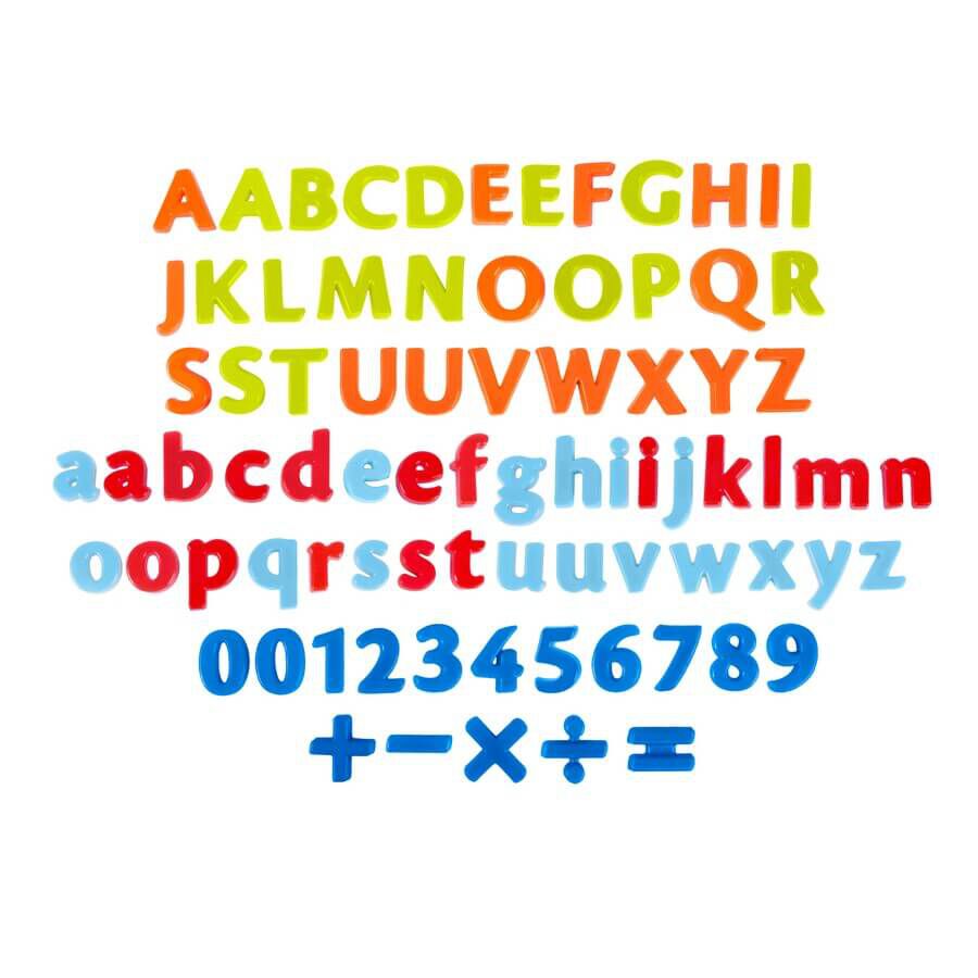 Grow n Up 80 Pieces Magnetic Letter Number Signs Toys