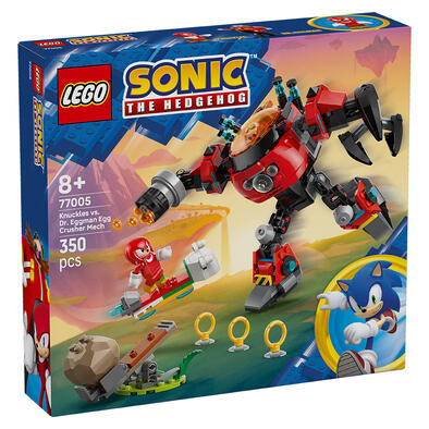 LEGO Sonic The Hedgehog Knuckles vs. Dr. Eggman Egg Crusher Mech 77005