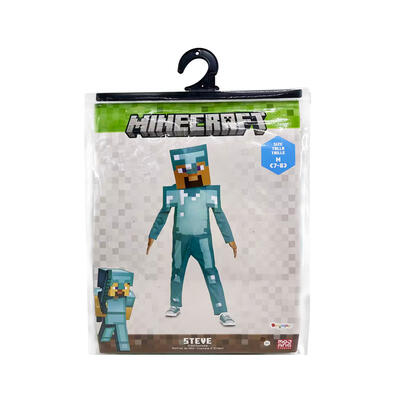 Minecraft Steve In Diamond Armor Child Costume (M)