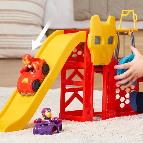 Iron Man And His Amazing Friends Iron Garage Playset