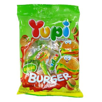 Yupi Sour Mini Burger 90G