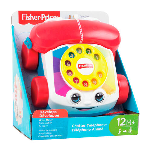 Fisher Price Chatter Phone-Open Tray