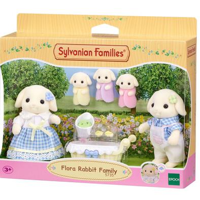 Sylvanian Families Flora Rabbit Family