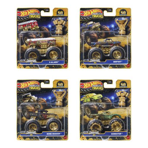 Hot Wheels Monster Truck 1:64 Bigfoot Trophy Champions Singles - Assorted (1 Pcs)