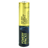 Power Packs Ultra Alkaline AAA Battery 12 Pieces