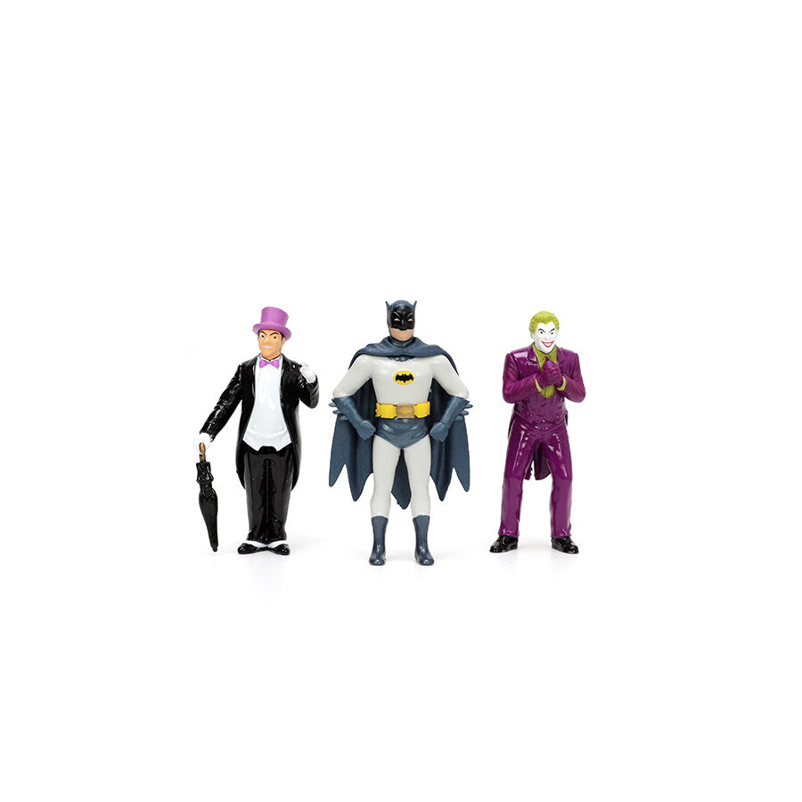 Jada Batman Classic TV Series - Robin, Penguin, Joker Figure Jada Batman Classic TV Series - Robin, Penguin, Joker Figure