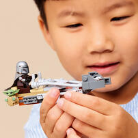 LEGO Star Wars The Mandalorian & Grogu&rsquo;s Speeder Bike 75436