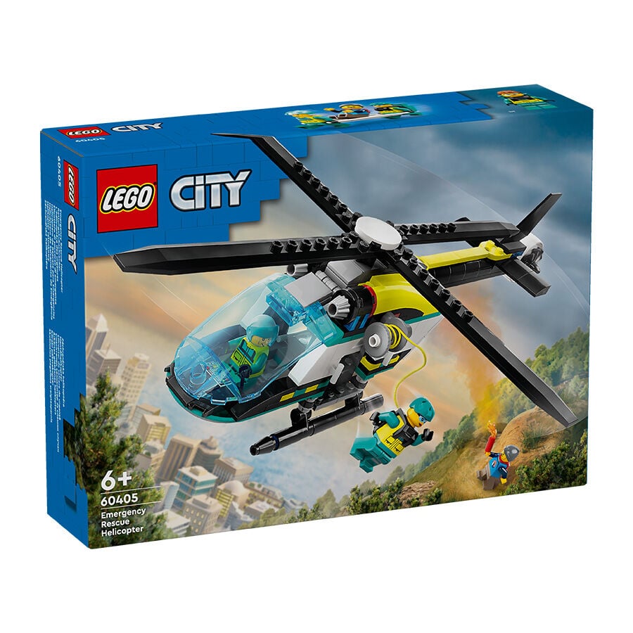 LEGO City Emergency Rescue Helicopter 60405 Toys