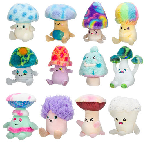 Living On The Veg Funguys 6" Soft Toys S1 - Assorted