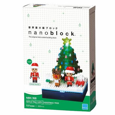 Kawada Nanoblock Christmas Tree + Optical Fiber LED