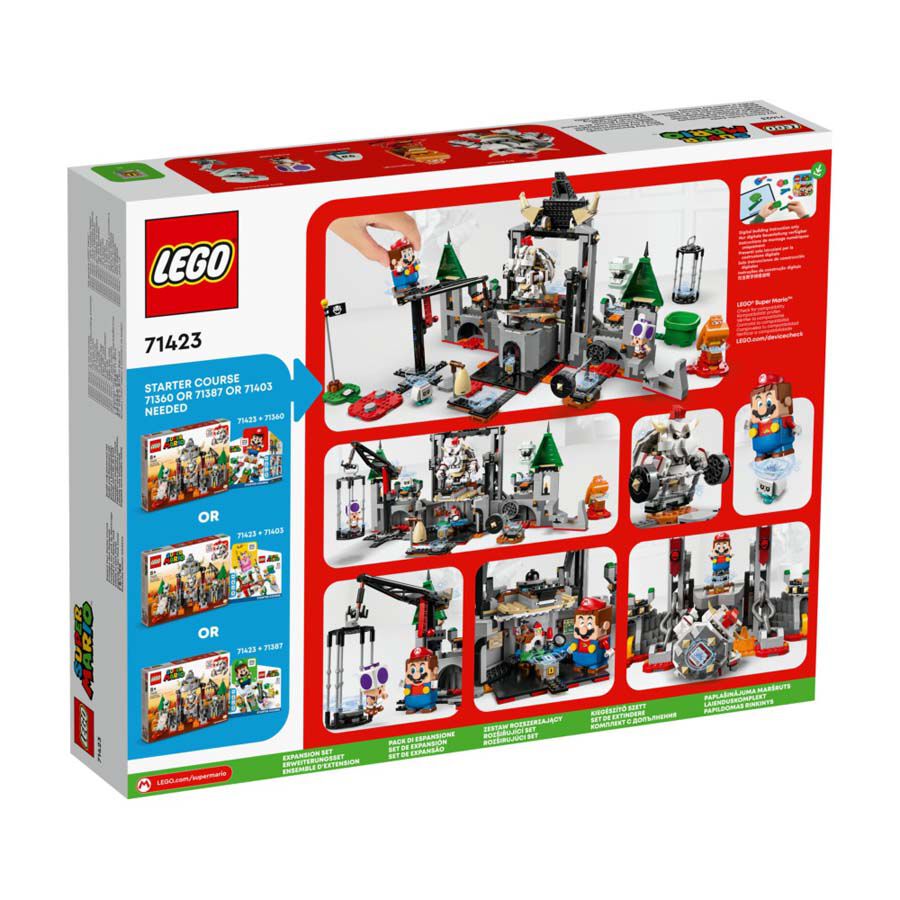 LEGO Super Mario Dry Bowser Castle Battle Expansion Set 71423 Toys R Us Brunei Official Website