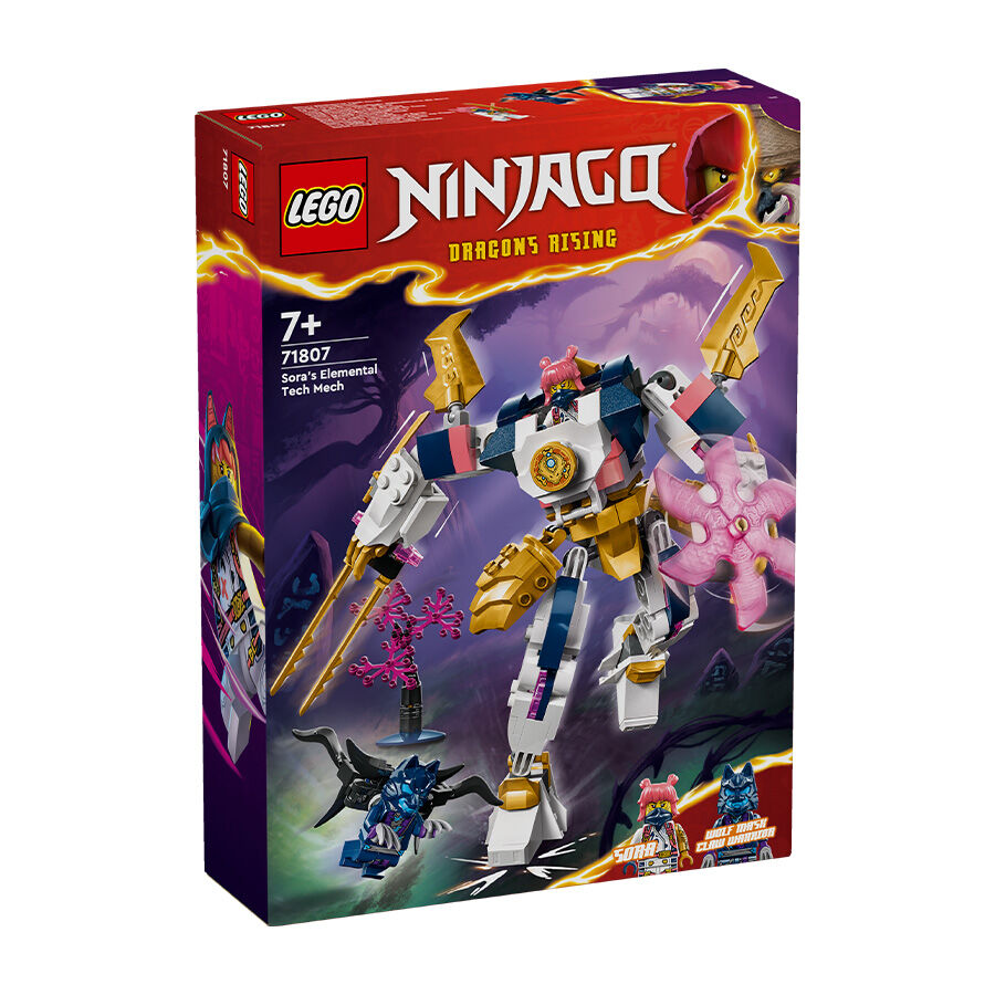 LEGO Ninjago Sora's Elemental Tech Mech 71807 | Toys”R”Us – Brunei