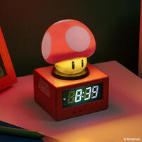 Paladone Super Mario Super Mushroom Icon Alarm Clock