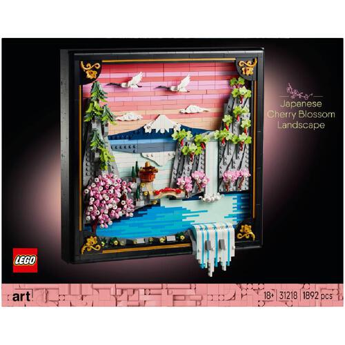 (Pre-Order) LEGO Art Japanese Cherry Blossom Landscape 31218 (Estimated Early Jan 2026)