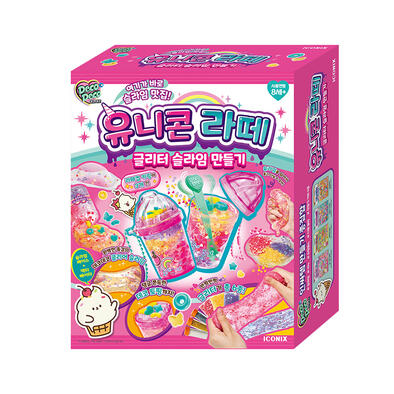 Deco Deco Unicorn Latte Glitter Slime DIY Kit