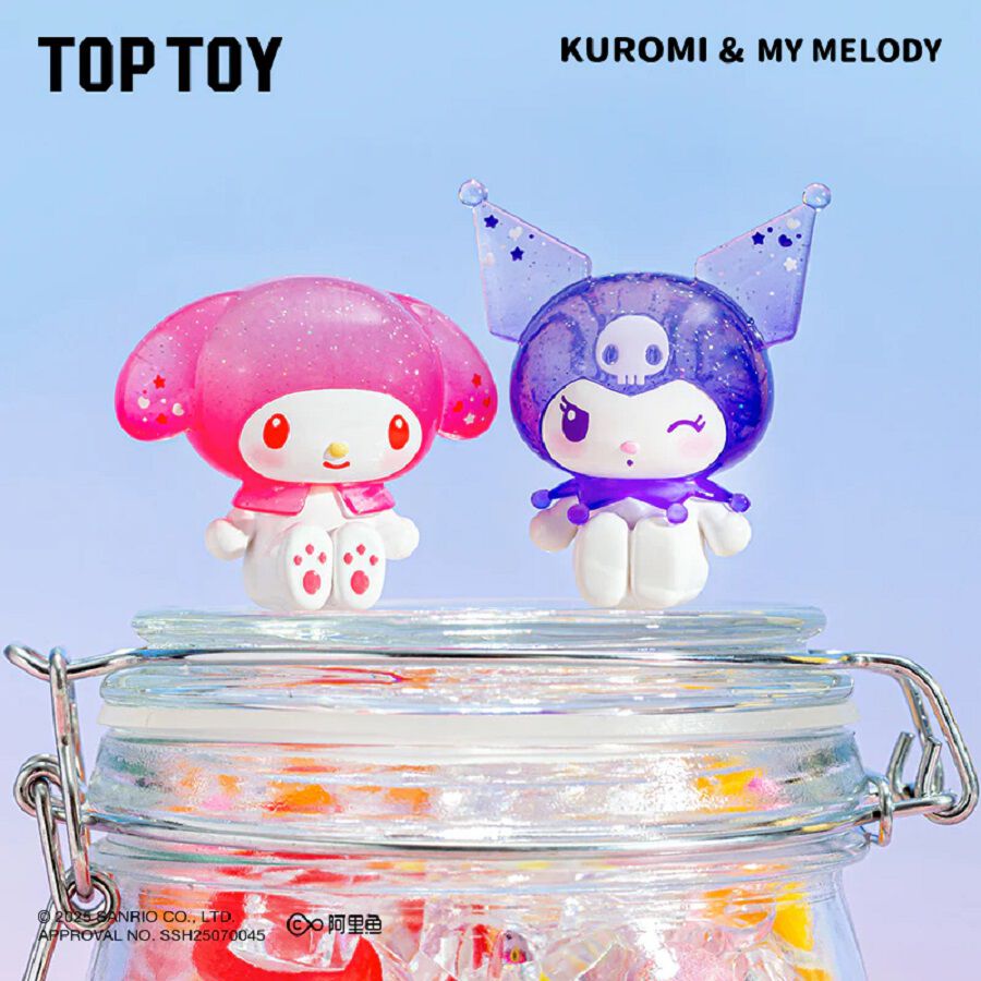 MY MELODY & KUROMI Ramune-style Mini Figure Series Blind Bag (1