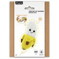 playpop Crochet DIY Keyring Banana