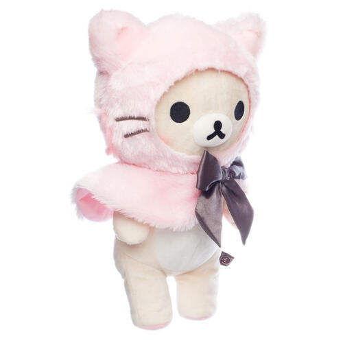 Rilakkuma San-X Original Korilakkuma Pink Cat Plush (Medium)
