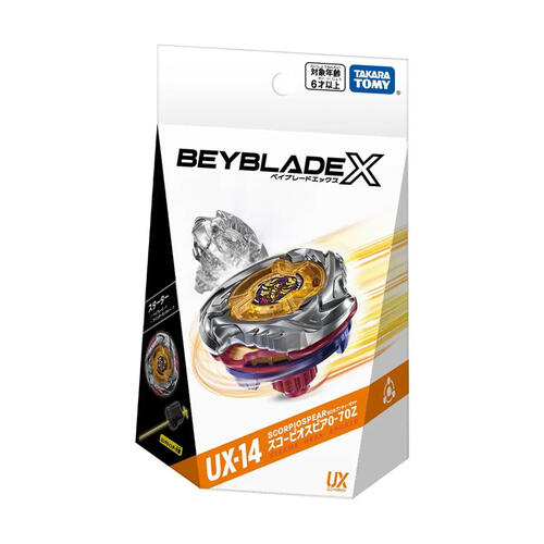 Beyblade X UX-14 Starter Scorpio Spear 0-70Z