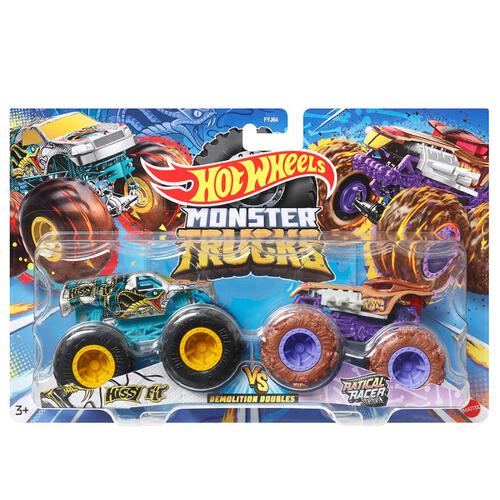 Hot Wheels Mt 1:64 Scale Demolition Doubles - Assorted