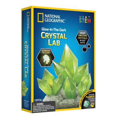 National Geographic Glow In Dark Crystal Green