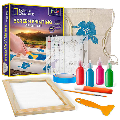 National Geogrephic Screen Printing Craft Kit