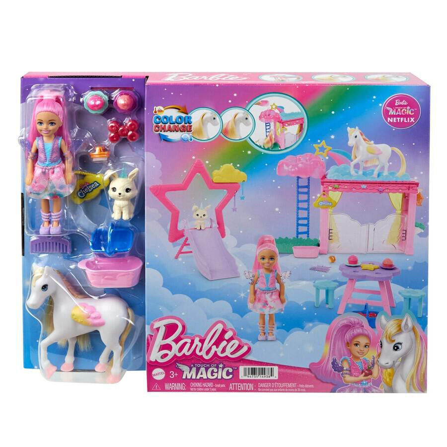 Barbie A Touch of Magic Playset A Doll Her Baby Pegasus Toys R Us Brunei Official Website