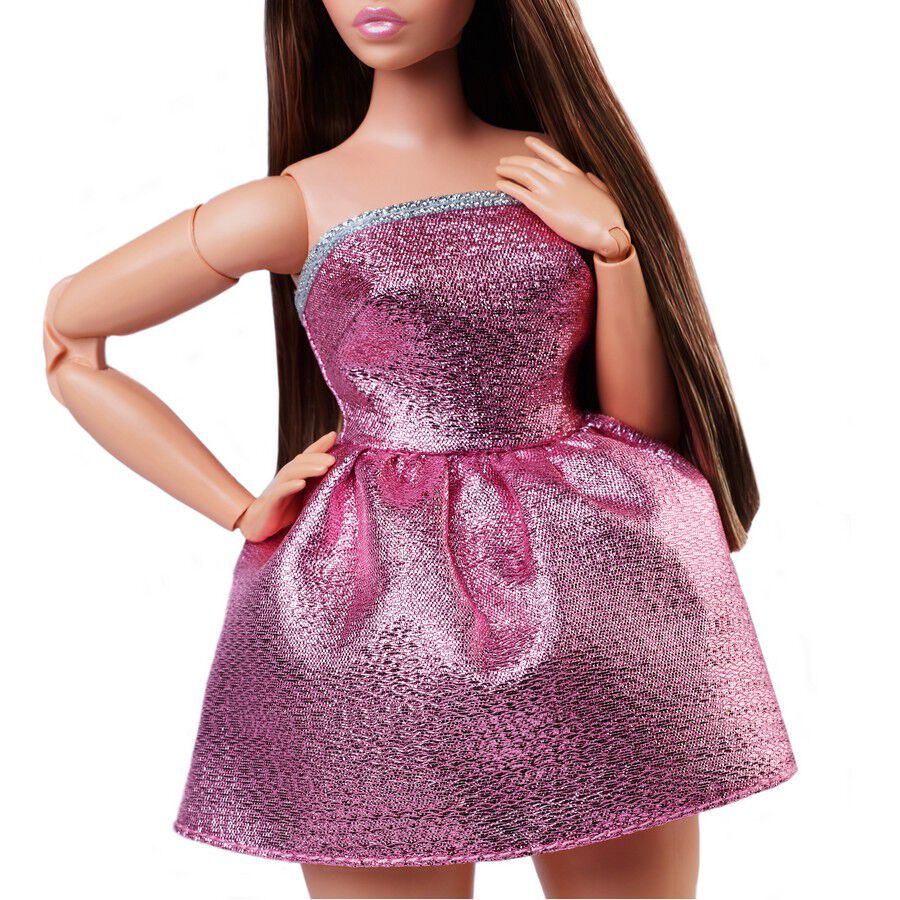 Barbie Signature Looks Curvy Pink Mini Dress Toys R Us Brunei Official Website